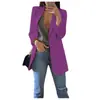 2025 Amazon Moda Casual Europeia e Americana Nova Terno Lapela Cardigã Slim Blazer de Temperamento Jaqueta Feminina Primavera Outono