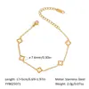 Amazon Fashion Pulseira Simples de Alto Padrão Tornozeleira Colar Feminino Ouro 18K Aço Titânio Dopamina Meninas Influenciadoras da Internet