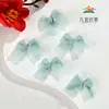 Malla Mini Puntos de Polka Lazo Gasa de Hada Falda Accesorios para Ropa Hecho a Mano DIY Pasador Accesorios para Diadema