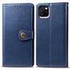 Comercio Exterior Adecuado para Funda de Teléfono Móvil Retro Lg K61 Moto G9 Flip con Tarjeta Sony Xperia L4 Funda de Cuero con Hebilla Redonda