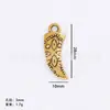 Venta caliente transfronteriza de Amazon aleación DIY accesorios para joyería hueco cabeza de vaca accesorios de cuchillo de luna curvo colgante para collar colgante