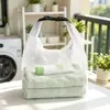 Neceser impermeable, bolsa con cordón de gran capacidad, bolsa de almacenamiento para ropa de natación y fitness, bolsa de almacenamiento unisex para viajes al aire libre