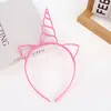 Diademas de Cabeza de Unicornio Transfronterizas Accesorios para el Cabello Europeos y Americanos Diademas para Fiesta Diademas de Cumpleaños Diademas de Cumpleaños Infantiles Accesorios para el Cabello al por Mayor