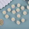 Fabricante 3cm Malla Elástica Bola Dos Colores Encaje Flor Bola Pasador Accesorio para el Cabello Accesorios DIY Accesorios para Ropa Cuentas Checas