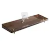 Prateleira de Banheira de Acrílico de Alta Transparência, Rack de Armazenamento de Banheiro Transparente Antiderrapante, Suporte de Celular para Banho Extensível