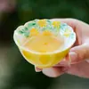 Glaseado de Yema de Huevo de Fábrica Taza de Té Margarita Pequeña Taza de Té de Cerámica Taza Personal Juego de Té para Oficina Taza de Té