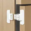 Cerrador de Puerta de Refrigerador Cerrador de Puerta de Gabinete Hebilla Anti-Apertura sin Perforación Diseño de Hebilla Doble Estable y No Fácil de Abrir Cerradura de Seguridad Multipropósito