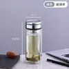 Taza de Vidrio Creativa Transparente de Doble Capa para Uso Doméstico, Resistente a Altas Temperaturas, Gran Capacidad, con Tapa, Taza de Té para Negocios, Venta al por Mayor