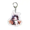 Man Yun Cazador de Demonios: Llavero de Mascota Kimetsu No Yaiba Anime Inosuke Nezuko Acrílico Colgante para Mochila de Estudiante