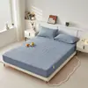 Algodón Impermeable Clase A Sábana para Cama de Soja Cubierta Personalizada para Colchón Cubierta de Cama Estampado Ultrasónico Sábana de Cama Acolchada Semi-Envuelta