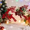 Campanas de Navidad Nuevas Transfronterizas Adornos de Campana de Terciopelo Nórdico Decoraciones Navideñas Colgantes para Ventana