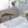 Teslin Pvc Salvamanteles Western Mantel de Mesa de Hotel Mantel Aislante para Platos Mantel Tejido para Vajilla Mantel para Tazas y Tazones Escritorio