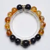 Riqueza del Bebedor de Vino Pulsera de Cristal Amarillo Natural Torre Uruguay para Mujer, Pulsera Versátil de Regalo al por Mayor