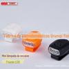 Lanterna de cabeça com clipe de LED 3 LEDs mini portátil para exterior lâmpada de botão atacado de fábrica