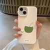 Funda para Teléfono Móvil Apple 16 Coco Verde iPhone15 Nuevo 14plus Creativa 12 Patrón Lichi 11 Rojo de Internet 13p