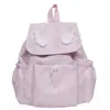 Mochila de aspecto de alta calidad, elegante y casual para salidas, mochila escolar personalizada para estudiantes de secundaria y preparatoria, mochila retro de lunares estilo coreano