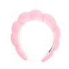 Amazon transfronteiriço torção esponja grampo de cabelo Europeu e Americano alta Crânio top headband toalha flanela lavagem facial maquiagem headband acessórios para o cabelo
