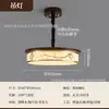 Nueva Lámpara de Techo Estilo Zen Estética Dinastía Song para Sala de Estar, Nuevo Estilo Chino Color Nogal Negro para Dormitorio, Comedor, Sala de Té