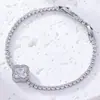 Pulsera Brillante de Diamantes Completos con Circonitas de Colores Variados para Mujer, Estilo Coreano de Lujo Ligero de Nicho, Versátil, Diseño de Alta Gama, Joyería de Mano Exquisita
