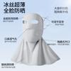 Protetor Solar Água Potável Feminino Verão Rosto Gola Pescoço Proteção UV Cobertura para Dirigir Rosto Máscara de Seda Gelada Cobertura Facial