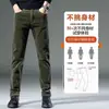 Calça de Veludo Cotelê Masculina 2026 Chegada Nova Outono Roupa Externa Calças Masculinas Estilo Pai Calças Casuais Perna Reta Calças Longas Estilo Primavera e Outono