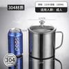 Vaso de Agua de Acero Inoxidable 304 para Niños, Vaso Doméstico con Tapa, Vaso para Adultos de Aspecto Elegante, Vaso de Guardería