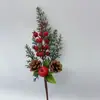 Venda Quente Transfronteiriça Decoração DIY de Pinhas e Folhas de Pinheiro de Natal