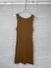 Ken Douski * m * s Kardashian Hilo Rosa Base Falda Sin Mangas Cuello en U Vestido Chaleco Verde Menta