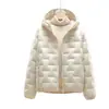 Chaqueta Corta de Algodón con Capucha Nueva Versión Coreana para Mujer Otoño/Invierno 2026 Delgado Moderno Cálido Casual Versátil Ropa de Abrigo