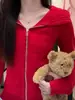 Chamarra con capucha de corte ajustado para mujer, nuevo estilo primavera y otoño 2026, top con capucha chic de principios de otoño, atuendo de principios de otoño, estilo de otoño para mujer