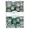 Spot Cruzada Amazon Bola de Natal Conjunto de 26 Peças 4/5/6cm Brilhante Fosca Galvanizada Bola Decorações de Natal