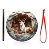 Enfeites de Madeira Transfronteiriços Decorações de Natal Etiquetas para Árvore de Natal Artesanato de Feriado Decorações Penduradas de Madeira Presentes de Desenho Animado