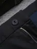 Pantalones Casuales de Hombre Marca B Primavera y Verano Delgados de Lyocell Negocios Rectos de Algodón Peinado Largos Resistentes a las Arrugas