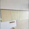 Cortina de Venezianas Verticais em PVC Retardante de Chama Polimérico Personalizada para Sala de Estar Escritório Trilho de Liga de Alumínio