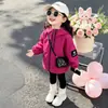 Chaqueta cortavientos con capucha para niña de otoño, prenda exterior deportiva, nuevo estilo 2026, cortavientos de exterior moderno y a la moda para niños