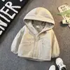Chaqueta para Niños Primavera Otoño Invierno Ropa Fina de Algodón 2026 Nueva Cortavientos Acolchado Infantil con Capucha Ropa de Algodón para Bebé Moderna Invierno