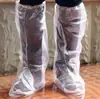 Botas de chuva descartáveis impermeáveis e antiderrapantes para adultos e crianças usarem botas de pé à prova de chuva espessas para estudantes