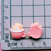 Mini Coelho Geladeira Flor Bolo de Creme Urso Sorvete Manicure Corda de Cabelo Prendedor Acessórios de Resina DIY