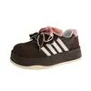 Extremadamente elegantes y favorecedores, los zapatos de entrenamiento alemanes para mujer presentan cuero suave y suelas gruesas, modelo nuevo 2025, zapatos deportivos y casuales versátiles populares