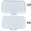 Directo de fábrica nueva caja de jabón de silicona sin perforaciones base de drenaje estante de baño creativo japonés