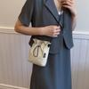 2024 Verão Estilo Coreano Artístico Fresco e Leve Pano Crossbody Celular Bolsa Feminina Casual All-match Mini Bolsa Pequena