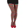 Medias para Niños Adultos Calcetines de Rodilla de Halloween Atmósfera Festiva Escenario Rendimiento Disfraz Calcetines con Estampado de Pie de Raya de Color