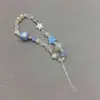 Cadena Cuadrada Azul Ins Love para Teléfono Móvil Cadena Colgante para Teléfono Móvil Estilo Ins Colgante de Cámara Blanca