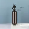 Botella Atomizadora Redonda de Hombro con Forma de Ratón Pequeño de 500 ml, Botella de Plástico Pequeña con Atomizador 9 para Desinfectante y Limpieza de Mano