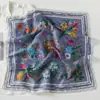 Venda Direta da Fábrica Lenço Quadrado Pequeno Retro Paisley Textura de Algodão e Linho Lenço Decorativo Quente Presente