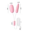 Laile Flertando Ovo Chupando Mudo Conversão de Freqüência Vibrador Adulto Brinquedo Sexual Feminino Saltando Ovo Mini Cabeça Dupla