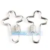 Acessórios de joias DIY cobre puro micro cravejado zircônia luxo parafuso pode abrir e fechar fivela de pulseira e colar