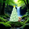 Vela Árbol de Navidad Aromaterapia Forma de Burbuja Abrasiva Forma Mini Linda