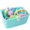 Caja de regalo con sonajero para recién nacidos, juguetes de goma suave combinados con dientes y encías para bebés y niños, exportación transfronteriza de Amazon