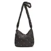 Bolsas de Mujer Transfronterizas Nuevo Estilo Coreano Nicho para el Trabajo Gran Capacidad Moño Estudiante Universitario Clase Bolso de Hombro Bolso Cruzado